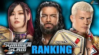 Ranking EVERY WWE SummerSlam 2023 Match From LEAST To BEST | FULL VIDEO | By @SonGoshuaku