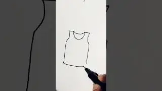 easy Vest Drawing😊#art #shortsfeed#drawing#easydrawing#viralreels#song #newyoutuber#youtuberchannel
