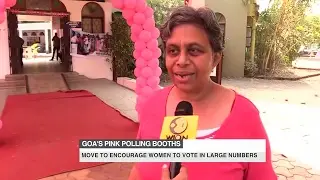 Pink polling stations for women in Goa