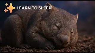 Learn to Sleep Like a Wombat 🦘 Relaxing Music & Fascinating Sleep Facts in 4K