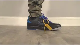 OFF WHITE AIR JORDAN 2 LOW (BLACK) ON FEET... WORTH THE HYPE?