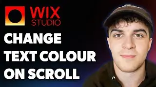 How to Change the Text Colour on Scroll Using Wix Studio (Full 2025 Guide)