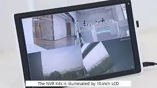 All-in-One DIY CCTV Kit  4-Channel WiFi NVR with 10.1