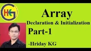 #Array Part-1(Deceleration and Initialization)