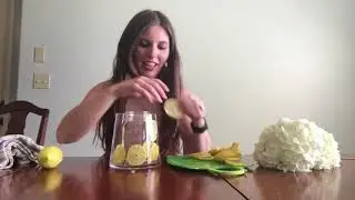 Lemon flower arrangement