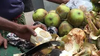 Palm fruits cutting | Palmyra palm Fruit Professional peeling Asian street fruits Edible jelly seeds