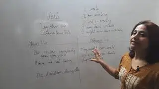 What is Main Verb and Helping Verb??  (English with Latha)