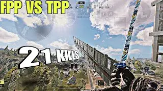 INTENSE FPP GAMEPLAY 21 KILLS  | CALL OF DUTY MOBILE BATTLE ROYALE @br0kenOG