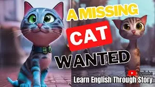 A MISSING CAT| English Story | Short Story in English | LEARN ENGLISH WITH STORIES | ESL | Listening