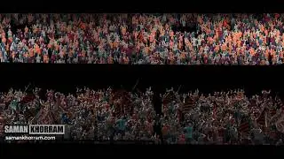 Houdini: Stadium crowd simulation