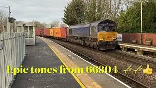 Possibly the best train horn today, but edited to entertain you with full a full train 30/12/2025
