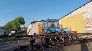 Саморобна пружинна борона (в розмірах)