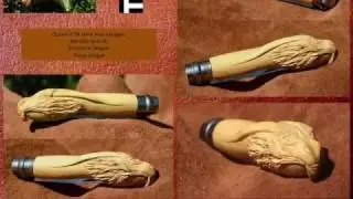 WIP Opinel sculpté Dragon