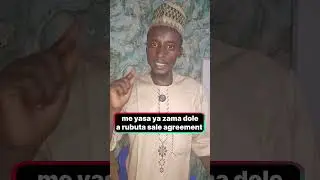 ME YASA AKE RUBUTA SALES AGREEMENT! #PLOTSFORSALE #MUSABAHA #KANO #AREWA 
