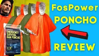 FosPower Emergency Poncho Review - Best Emergency Poncho? (Survival Poncho Review)