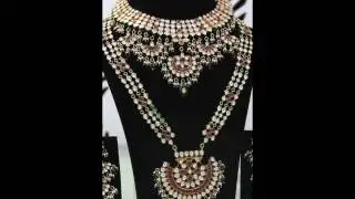 Rajasthani Jadau Kundan Bridal Necklace Set (A2236) - www.rentjewels.com