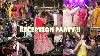 BEST WEDDING RECEPTION PARTY VLOG 💕💃|| Punit & Priya's Reception💍 || CRAZY DANCE PARTY VLOG || Ep.8