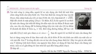 Bài toán thiết kế cầu thang đi lên đỉnh của bồn chứa xăng