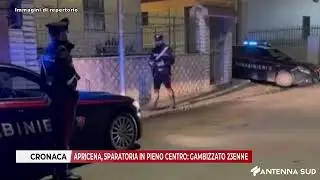 3 NOVEMBRE 2025 - APRICENA, SPARATORIA IN PIENO CENTRO GAMBIZZATO 23ENNE
