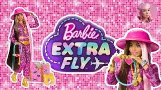 Unboxing Barbie Extra fly Safari with so many travel accessories : I named her 
