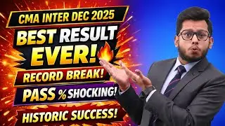 CMA Inter Result Analysis Dec 2025 | Best Result Ever 🔥 | Deepak Classes