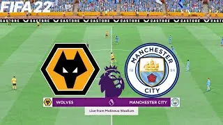 FIFA 22 | Wolves vs Manchester City - Premier League - Full Match & Gameplay