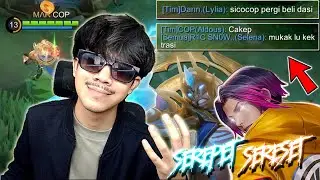 REAKSI TEAM MELIHAT KEKUATAN MAMANG SEREPET x SERESET SAMPAI DIKASIH PANTUN - Mobile legends