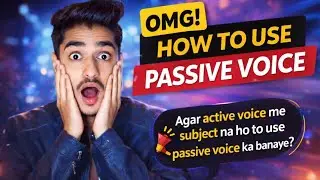 Passive Voice of Imperative Sentences | Order, Request, Advice examples😱