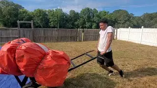 Delivering the 15ft Volcano Wave Water Slide / Last Minute Rental 