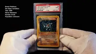 PSA 9 &ndash; Machamp, 1st Edition (Shadowless)