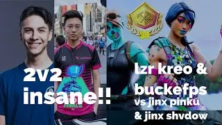 insane 2v2 box fight vs pros lzr kreo & buckefps vs jinx pinku & jinx shvdow