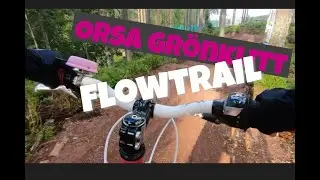 Orsa Grönklitt Flowtrail, Freja 6 år kör hela Flowtrail