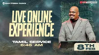🔴 LIVE | Rock Eternal Church | Tamil Service | February 8th 2026 | 06:45 AM | Ps.REENUKUMAR