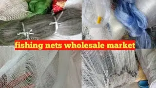 fishing net wholesale market Patna ||cast net market || fish  nets Market Patna || @Guddubusinessideas