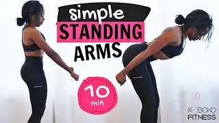 STANDING ARMS WORKOUT - NO JUMPING | Home Workout - Koboko Fitness