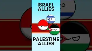 Allies Israel and Palestine #countryballs #shorts #palestine #israel #freepalestine