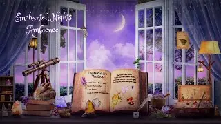 🔮 Enchanted Lavender Night 🌙🐇🪻 Relaxing Magical Music & ASMR Nature Sounds to Sleep 🦋 Witchcore