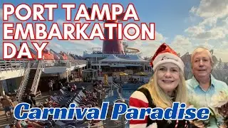 Отправление лайнера Carnival Paradise из порта Тампа-Бэй, декабрь 2025 года.