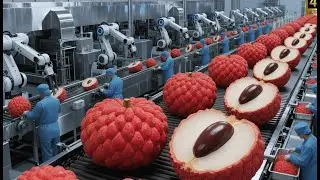 Inside a Modern Lychee Processing Factory: From Fresh Lychee to Final Product (Full Process)