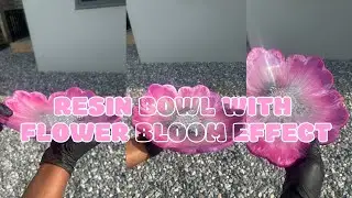 Easy DIY Resin Flower Bowl A-Z 🌸 Beginner Friendly Bloom Effect Tutorial🌸 | Resin Art for Beginners🌸