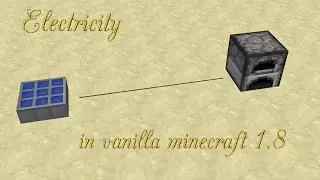 Electricity - a vanilla minecraft mod 1.8 [HD]