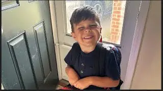 Lucas' first day of Pre-K
