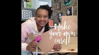 Make a disposable easel from a cardboard box