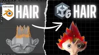Convert Blender Hair to Unity Hair