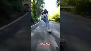 ELA DOMINOU A LADEIRA! 🔥 (80km/h de pura adrenalina) #shorts
