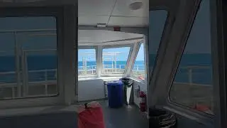 Rough seas riding the ferry Yankee Freedom III, Part 1