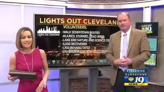Cleveland 19 WOIO piece on Lights Out Cleveland