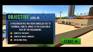 City Passenger Bus Simulator Driving Go On Right Away.