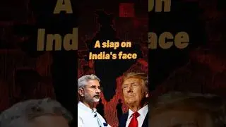 A slap on India's face#india #america #facts #newslook #news