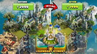 Clash of Clans Best Deal: Legendary CLASH OF DRAGONS Scenery 50% Discount!